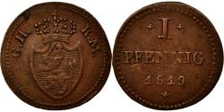 World Coins - Coin, German States, HESSE-DARMSTADT, Ludwig X, Pfennig, 1819,