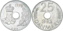 World Coins - Coin, Denmark, 25 Öre, 1978