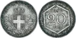 World Coins - Italy, 20 Centesimi, 1919, Nickel,