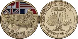World Coins - France, Medal, Normandie, D-Day, Plages du débarquement, ND(2013), Gilt