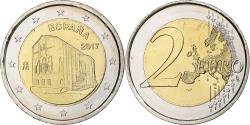 World Coins - Spain, 2 Euro, Églises du royaume des Asturies, 2017, , Bi-Metallic