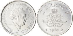 World Coins - Coin, Monaco, Rainier III, 2 Francs, 1981, , Nickel, KM:157, Gadoury:MC