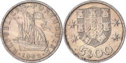 World Coins - Coin, Portugal, 5 Escudos, 1983