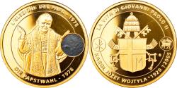 World Coins - Vatican, Medal, Elezione del Papa Giovani di Paolo II, 2005, , Copper Gilt
