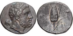 Ancient Coins - Lucania, Didrachm, c. 290-280 BC, Metapontum, Silver, , HGC:1-1067