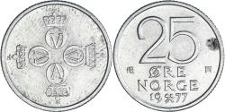 World Coins - Coin, Norway, 25 Öre, 1977