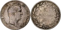 World Coins - France, 5 Francs, Louis-Philippe, 1831, Nantes, Silver, , Gadoury:676