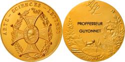 World Coins - France, Medal, Arts-Sciences-Lettres, , Gilt Bronze