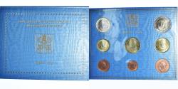 World Coins - Vatican, 1 Cent to 2 Euro, Benoît XVI, 2012 - Anno MMXII, Rome, BU,