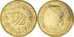 World Coins - France, Medal, Ecu Europa, Marianne, Politics, 1992, Rodier, , Bronze