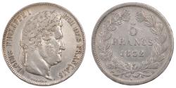 World Coins - Coin, France, Louis-Philippe, 5 Francs, 1832, Strasbourg, , Silver