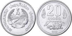 World Coins - Lao, 20 Att, 1980, Paris, Aluminum, , KM:23