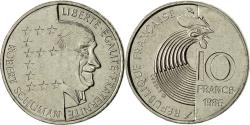 World Coins - Coin, France, Schumann, 10 Francs, 1986, , Nickel, KM:958, Gadoury:825