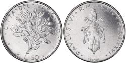 World Coins - Coin, VATICAN CITY, Paul VI, 50 Lire, 1976, Roma, , Stainless Steel