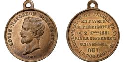 World Coins - France, Medal, Louis Napoléon Bonaparte, acclamation du peuple français, 1851
