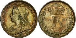 World Coins - Coin, Great Britain, Victoria, 3 Pence, 1898, , Silver, KM:777