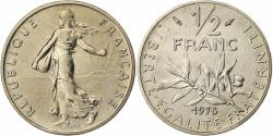World Coins - France, 1/2 Franc, Semeuse, 1978, Monnaie de Paris, FDC, Nickel,