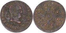 World Coins - Coin, Spain, NAVARRE, Ferdinand III, Maravedi, 1826, Pamplona,