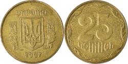 World Coins - Coin, Ukraine, 25 Kopiyok, 2007
