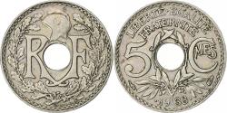 World Coins - France, 5 Centimes, Lindauer, 1938, Copper-nickel, , Le Franc:F.122