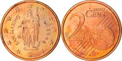 World Coins - San Marino, 2 Euro Cent, 2006, Rome, , Copper Plated Steel, KM:441