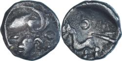Ancient Coins - Coin, Aedui, Denier à la tête casquée, 60-50 BC, , Silver