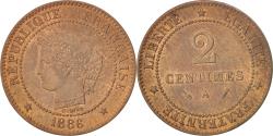 World Coins - Coin, France, Cérès, 2 Centimes, 1886, Paris, , Bronze, KM:827.1