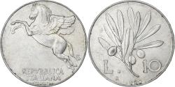 World Coins - Italy, 10 Lire, 1950, Rome, Aluminum, , KM:90