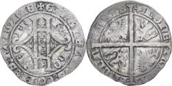 World Coins - County of Hainaut, Guillaume III, Double Gros, 1355-1389, Valenciennes, Silver