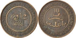 World Coins - Coin, Morocco, 'Abd al-Aziz, 10 Mazunas, 1903, Birmingham, , Bronze