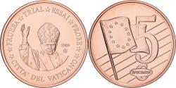 World Coins - Vatican, Benedict XVI, 5 Centimes, Trial, 2009, Waldaschaff, Copper,