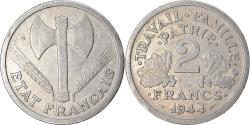World Coins - Coin, France, Bazor, 2 Francs, 1944, Beaumont - Le Roger, , Aluminum