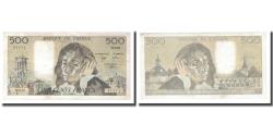 World Coins - France, 500 Francs, Pascal, 1991, 1991-05-02, AU(50-53), Fayette:71.47, KM:156h