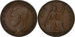 World Coins - Great Britain, George VI, Penny, 1945, London, Bronze,