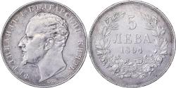 World Coins - Bulgaria, Ferdinand I, 5 Leva, 1894, Kormoczbanya, Hungary, , Silver...
