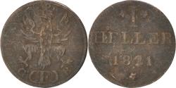 World Coins - Coin, German States, FRANKFURT AM MAIN, Heller, 1821, , Copper, KM:301