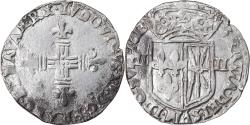 World Coins - Coin, France, Louis XIII, 1/4 Écu de Navarre, 1613, Saint Palais,