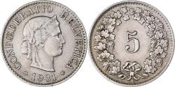 World Coins - Coin, Switzerland, 5 Rappen, 1931