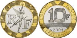 World Coins - Coin, France, Génie, 10 Francs, 2001, Paris, BE, , Aluminum-Bronze