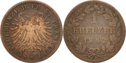 World Coins - Coin, German States, FRANKFURT AM MAIN, Kreuzer, 1862, Frankfurt,