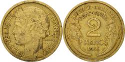 World Coins - Coin, France, Morlon, 2 Francs, 1935, Paris, , Aluminum-Bronze, KM:886