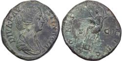 Ancient Coins - Diva Faustina II, Sestertius, 176-180, Rome, Bronze,