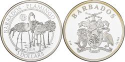 World Coins - Barbados, Dollar, 2019, Karlsfeld, 1 Oz, F15, Silver,