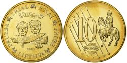 World Coins - Lithuania, 10 Euro Cent, Fantaisist trial, 2003, Bronze-Aluminium,