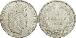World Coins - Coin, France, Louis-Philippe, 5 Francs, 1834, Rouen, , Silver
