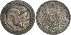 World Coins - German States, WURTTEMBERG, Wilhelm II, 3 Mark, 1911, Freudenstadt, Silver