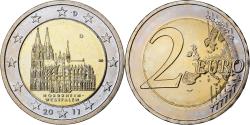 World Coins - GERMANY - FEDERAL REPUBLIC, 2 Euro, NORDRHEIN - WESTFALEN, 2011, Munich