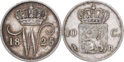 World Coins - Netherlands, William I, 10 Cents, 1825, Brussels, Silver, , KM:53