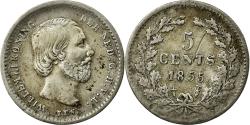 World Coins - Coin, Netherlands, William III, 5 Cents, 1855, , Silver, KM:91
