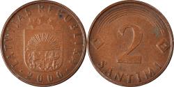 World Coins - Coin, Latvia, 2 Santimi, 2000